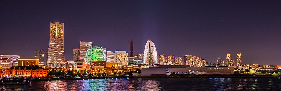 夜景が美しい横浜